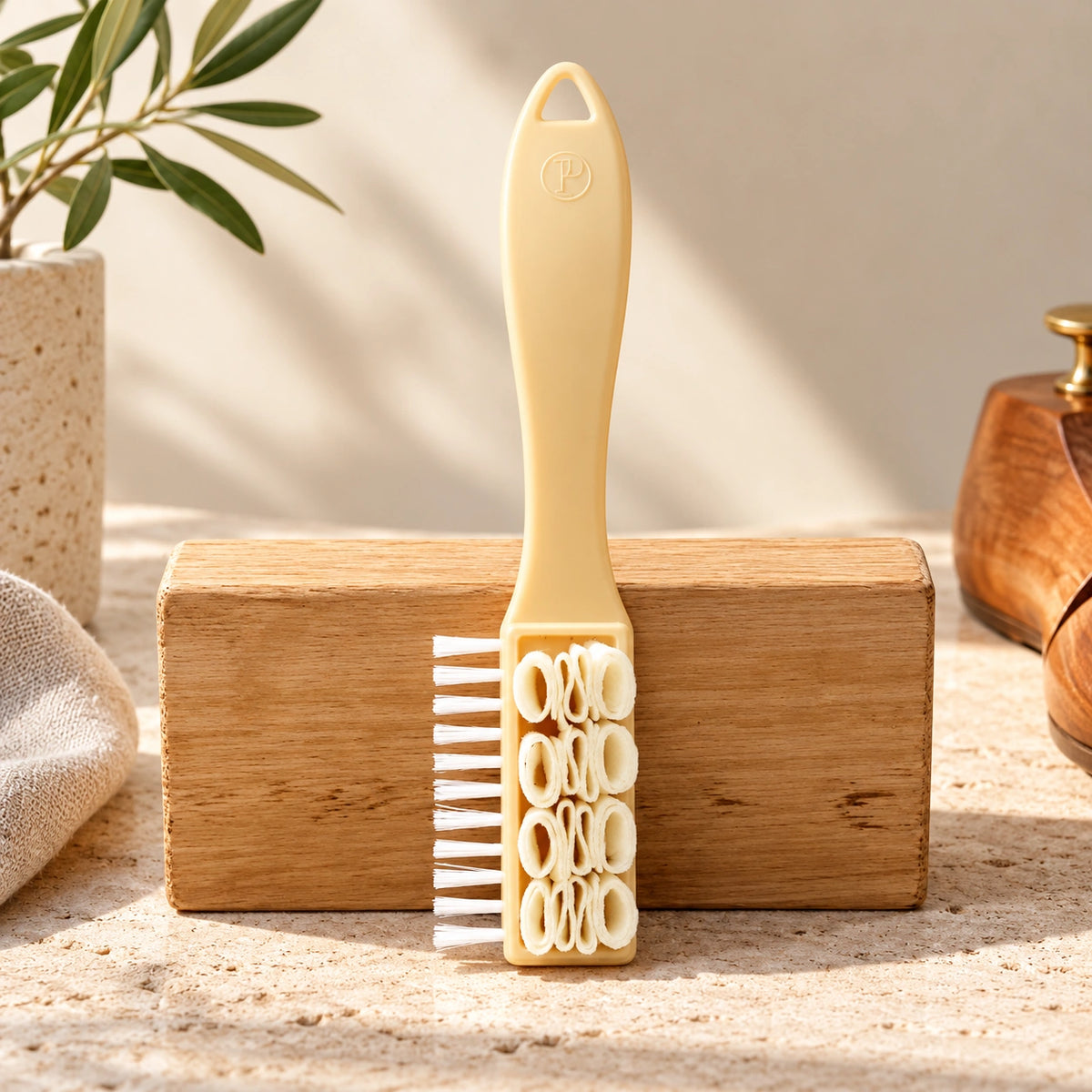 Brosse crêpe pour daim et nubuck