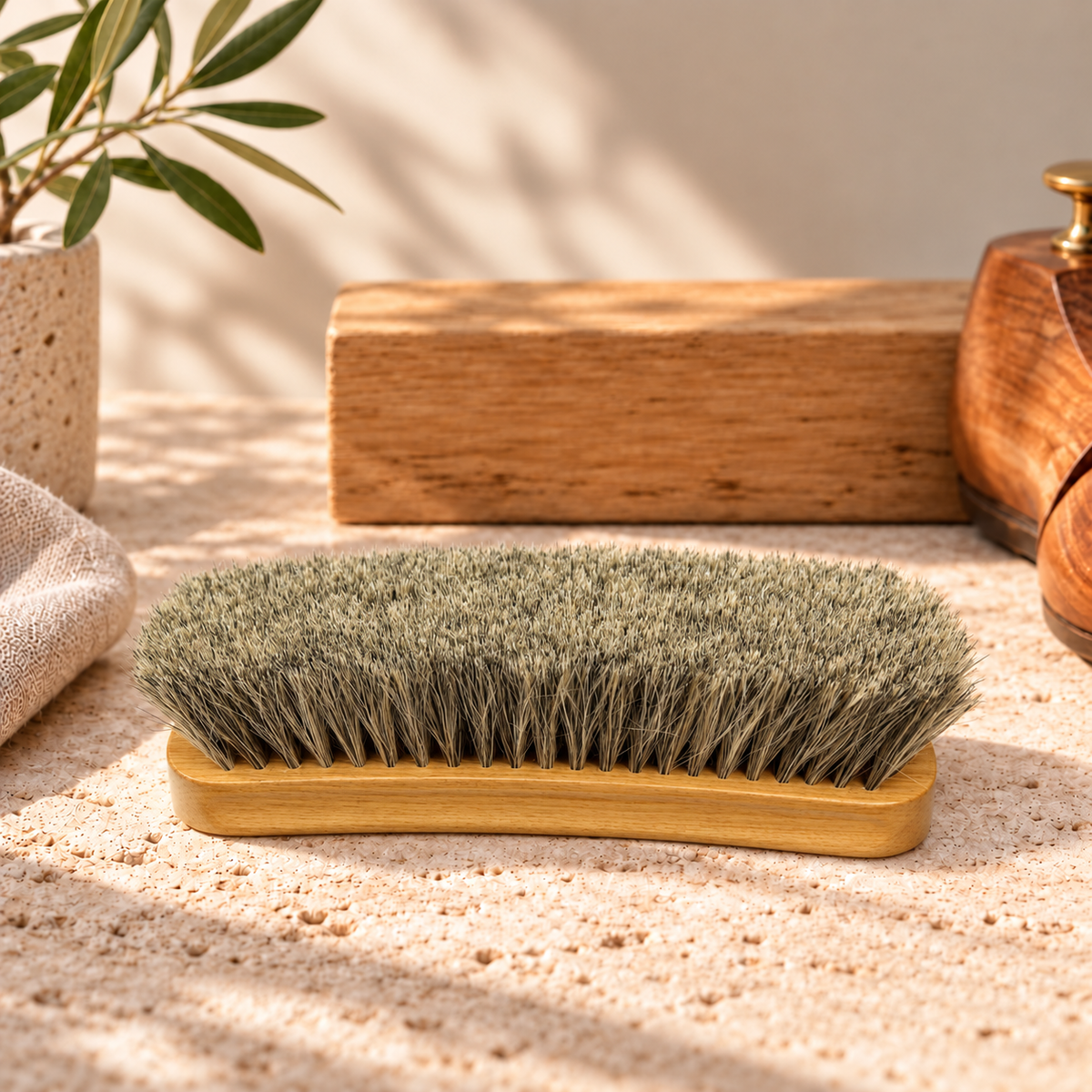 Brosse à reluire pour chaussures