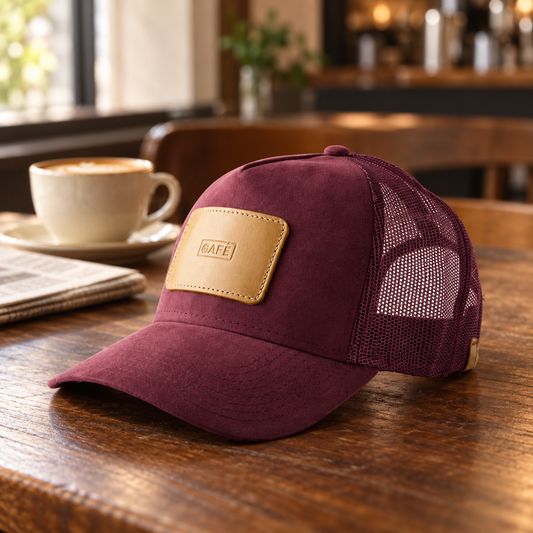 Casquette Café Leather