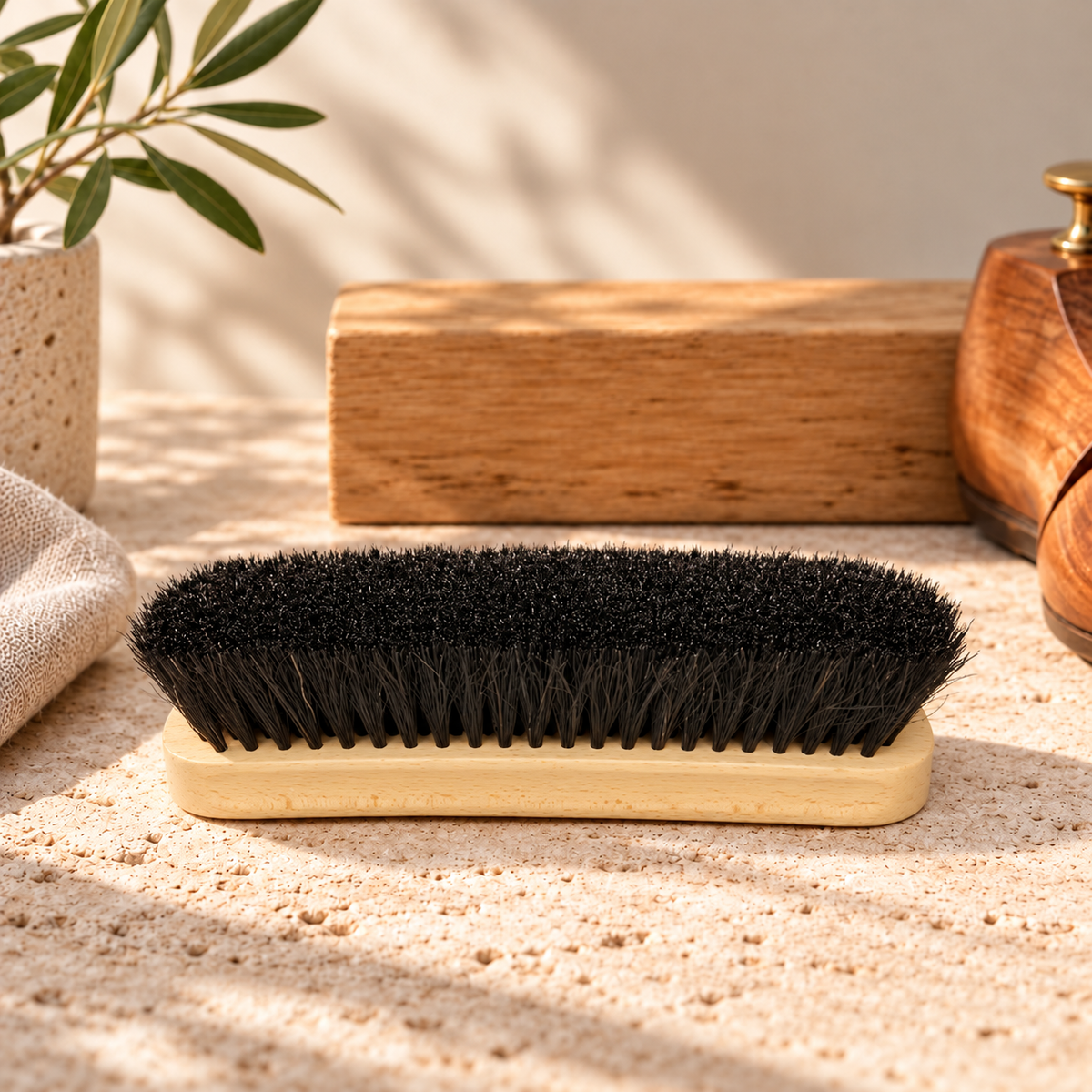 Brosse à reluire pour chaussures
